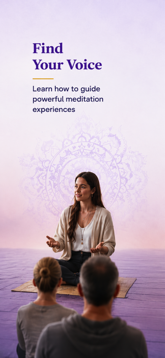 Meditation University app learning screen